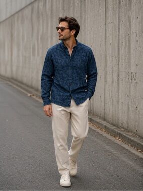 Men’s Blue Denim Shirt